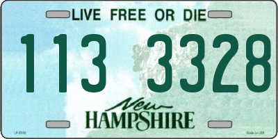NH license plate 1133328