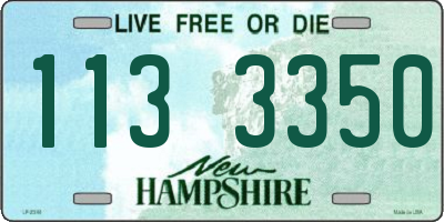 NH license plate 1133350
