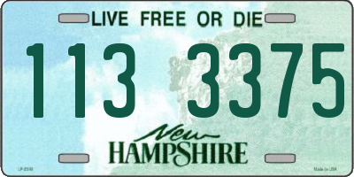 NH license plate 1133375