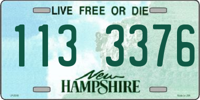 NH license plate 1133376