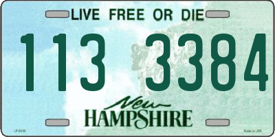 NH license plate 1133384