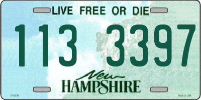 NH license plate 1133397