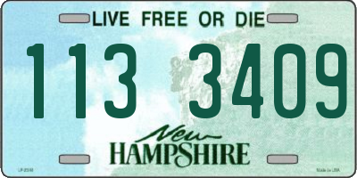 NH license plate 1133409
