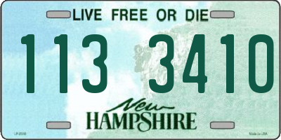 NH license plate 1133410