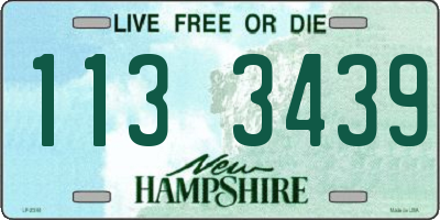 NH license plate 1133439