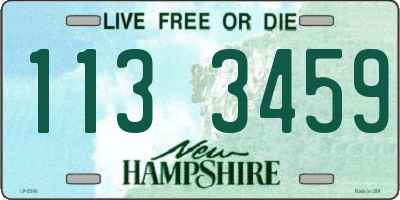 NH license plate 1133459