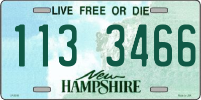 NH license plate 1133466
