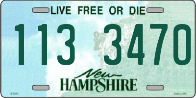 NH license plate 1133470