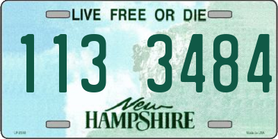 NH license plate 1133484
