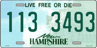NH license plate 1133493