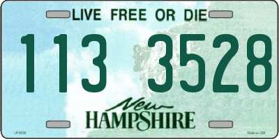 NH license plate 1133528