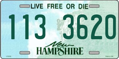 NH license plate 1133620