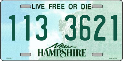 NH license plate 1133621