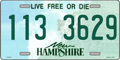 NH license plate 1133629