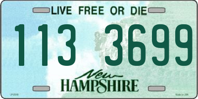 NH license plate 1133699
