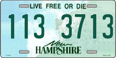 NH license plate 1133713