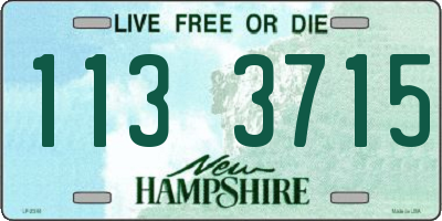 NH license plate 1133715