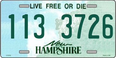 NH license plate 1133726