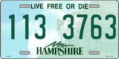 NH license plate 1133763