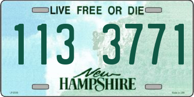 NH license plate 1133771