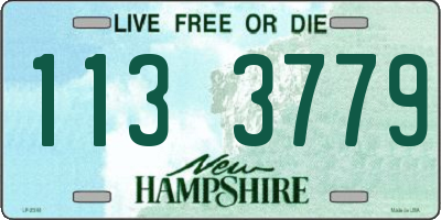 NH license plate 1133779