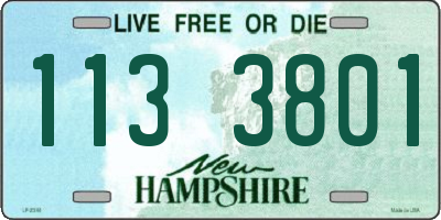 NH license plate 1133801