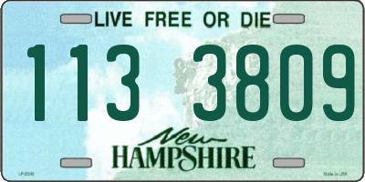 NH license plate 1133809