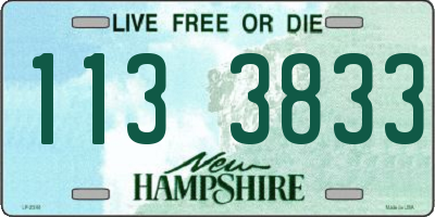 NH license plate 1133833