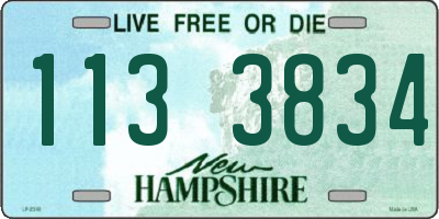 NH license plate 1133834
