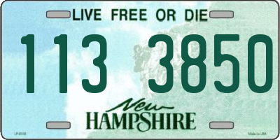 NH license plate 1133850