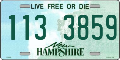 NH license plate 1133859