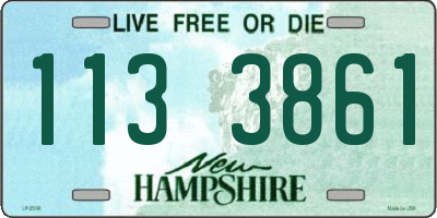 NH license plate 1133861