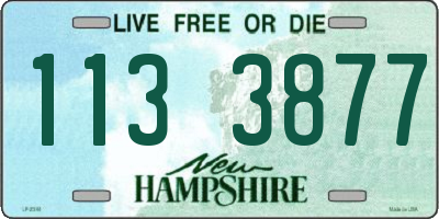 NH license plate 1133877