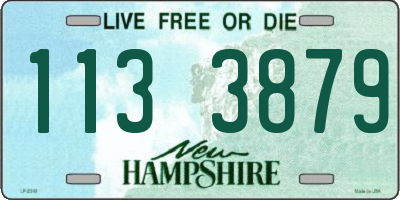 NH license plate 1133879