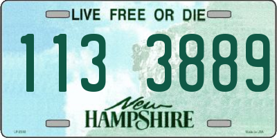 NH license plate 1133889
