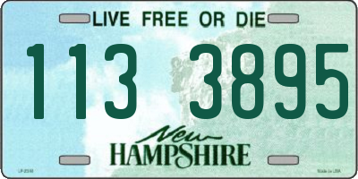 NH license plate 1133895