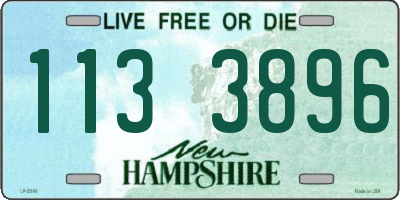 NH license plate 1133896