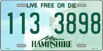 NH license plate 1133898