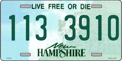 NH license plate 1133910