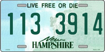 NH license plate 1133914