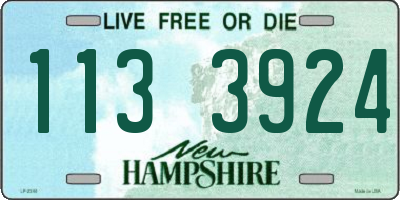NH license plate 1133924