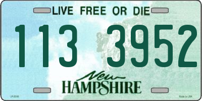 NH license plate 1133952