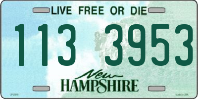 NH license plate 1133953