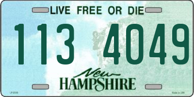 NH license plate 1134049