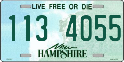 NH license plate 1134055