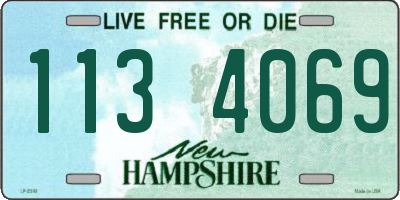 NH license plate 1134069