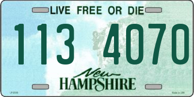NH license plate 1134070