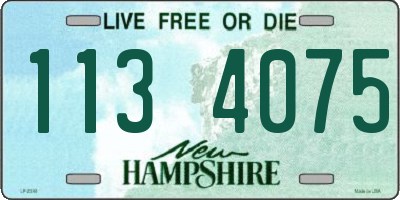 NH license plate 1134075