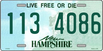NH license plate 1134086