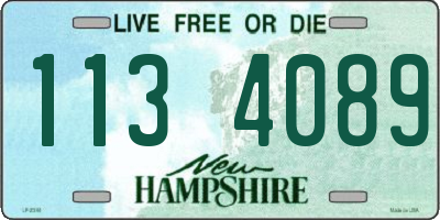 NH license plate 1134089